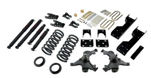 belltech lowering kit with nd2 shocks 88-98 chevrolet silverado/sierra c1500 (ext cab) 694nd