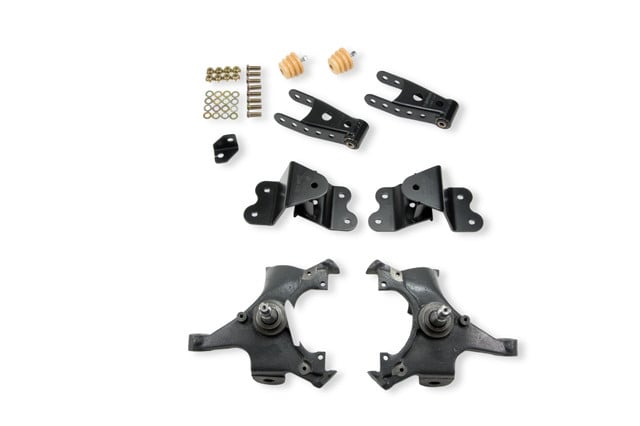 belltech lowering kit w/o shocks 1988-1991 c1500 silverado / sierra (std cab / short bed) 695
