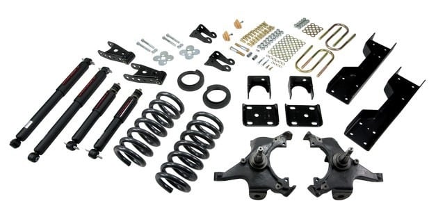 belltech lowering kit with nd2 shocks 88-91 c1500 silverado / sierra (std cab / short bed) 697nd