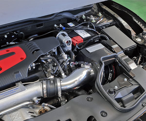 hks drycarbon full cold air intake kit honda civic type r afr fk8 k20c 70026-ah006