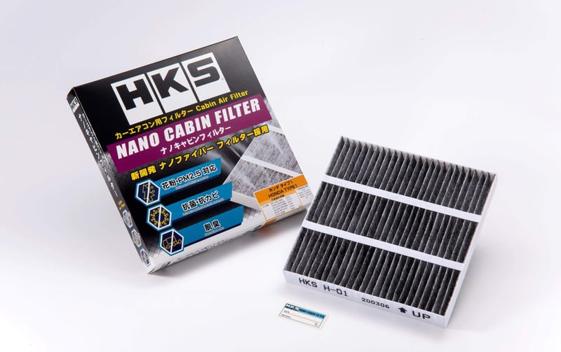 hks nano cabin air filter honda civic si 70027-ah001
