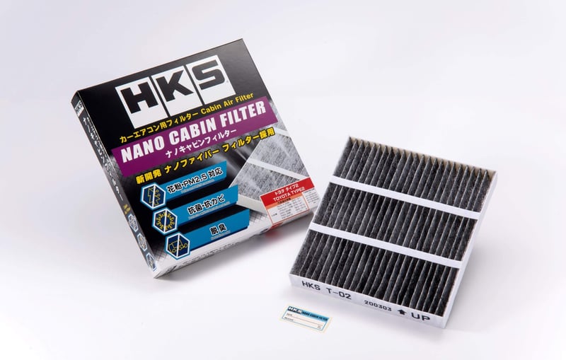 hks nano cabin air filter lexus gs430 type2 70027-at002