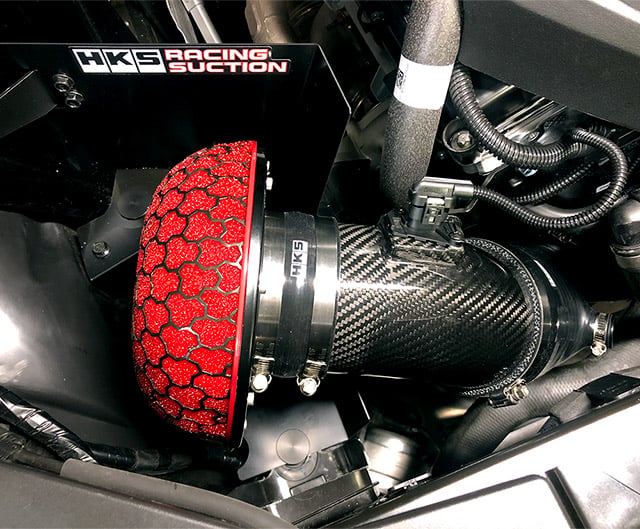 hks drycarbon full cold air intake kit toyota gr supra 70028-at001