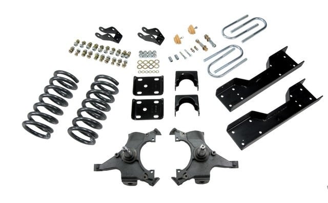 belltech lowering kit w/o shocks 90-94 chevrolet silverado/sierra c1500 (454 ss only) & 88-98 chevrolet silverado/sierra c2500 (all ext 8 lug) 701