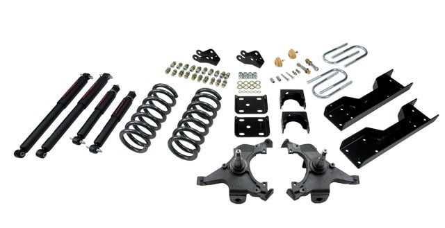 belltech lowering kit with nd2 shocks 90-94 chevrolet silverado/sierra c1500 (454 ss only) & 88-98 chevrolet silverado/sierra c2500 (all ext 8 lug) 701nd