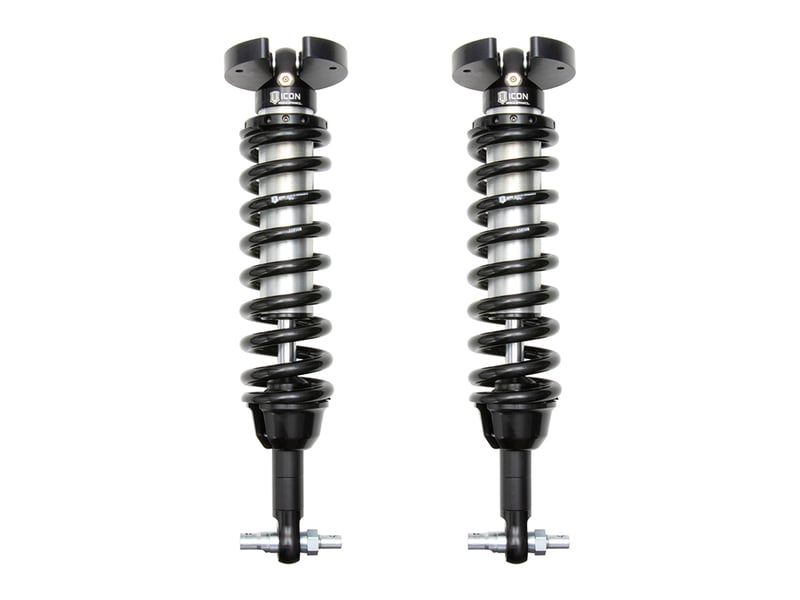 icon 2019-2024 gm 1500/2021-2023 gm suv, 1.5-3.5" lift, front, v.s. 2.5 series coilover kit, internal reservoir 71605