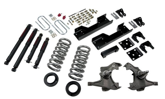 belltech lowering kit with nd2 shocks 97-00 c2500 ext. & crew cabs & 97-00 c3500 (all cabs) & dually 717nd