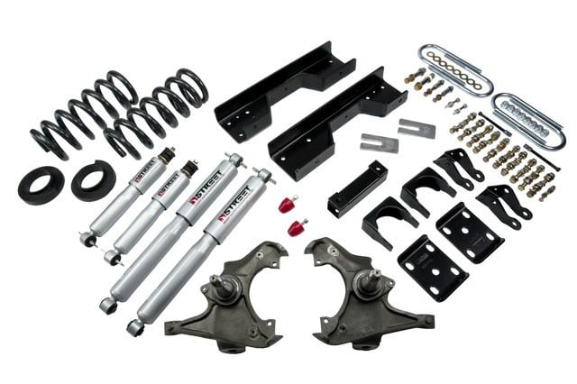 belltech lowering kit with sp shocks 97-00 c2500 ext. & crew cabs & 97-00 c3500 (all cabs) & dually 717sp
