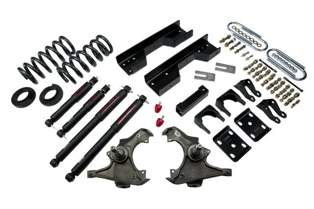 belltech lowering kit with nd2 shocks 90-96 c2500 ext cab - single rear wheel 8-lug only & 89-96 c3500 crew cab / dually 722nd