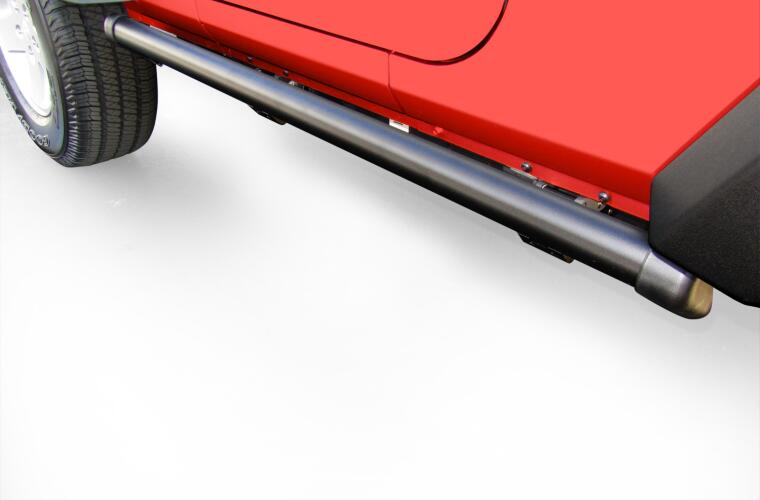 amp research 2007-2017 jeep wrangler jk 2 door powerstep - black 75121-01a