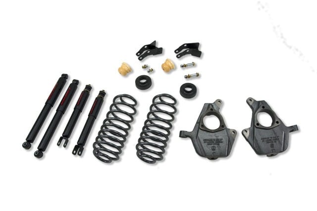 belltech lowering kit with nd2 shocks 00-06 tahoe / yukon / suburban / yukon xl / avalanche / escalade / denali (2wd/4wd) 759nd