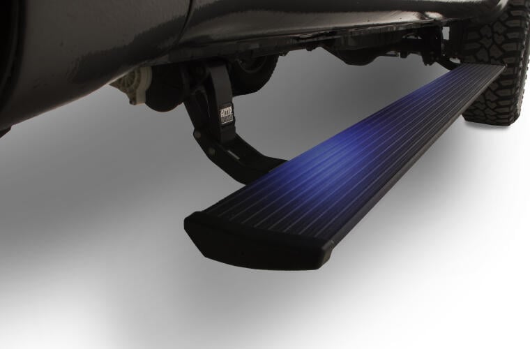 amp research 2019-2022 dodge ram 1500/2500/3500 regular/crew/mega cabs powerstep plug n play - black 76239-01a