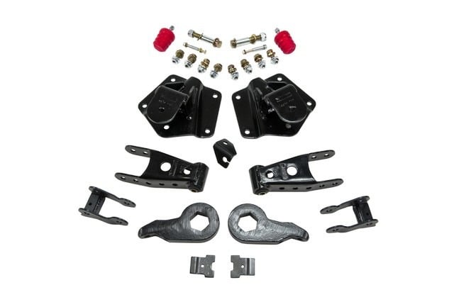 belltech lowering kit w/o shocks 95-99 gm tahoe, yukon, escalade & denali - 4wd / 4 door 764
