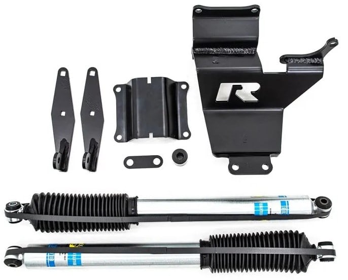 readylift 11-22 ford sd f-250/f-350 dual steering stabilizer w/bilstein 77-2520