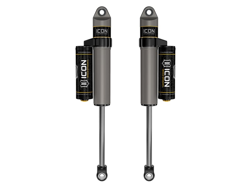 icon 2023-2024 gmc canyon/chevrolet colorado, 0-1" lift, rear 2.5 vs piggyback reservoir shocks, pair 77751p