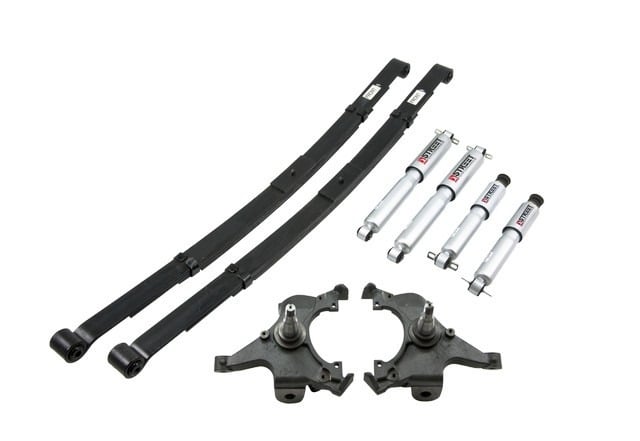 belltech lowering kit with sp shocks 92-98 c2500 suburban 2wd (6 lug only) 798sp