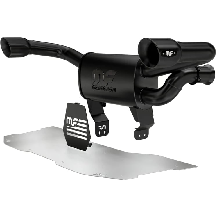 magnaflow 2020 canam maverick competition series cat-back - black 8101201