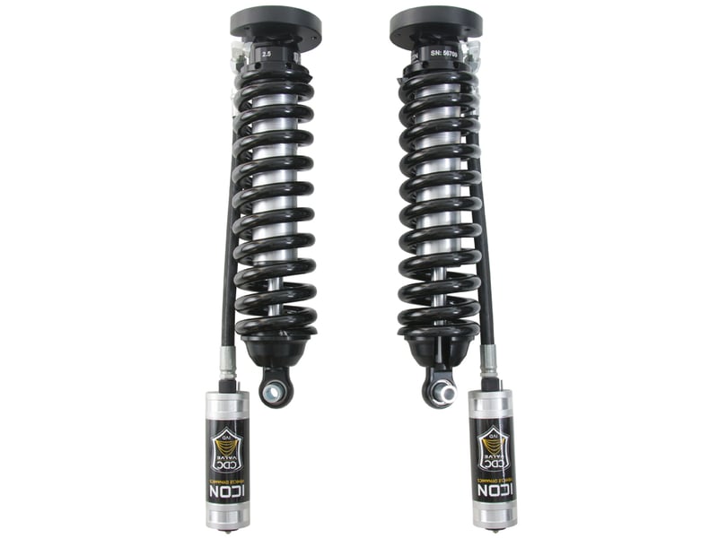 icon 2016-2023 nissan titan xd, 2.5 vs remote reservoir/cdcv coilover kit, front 81521c