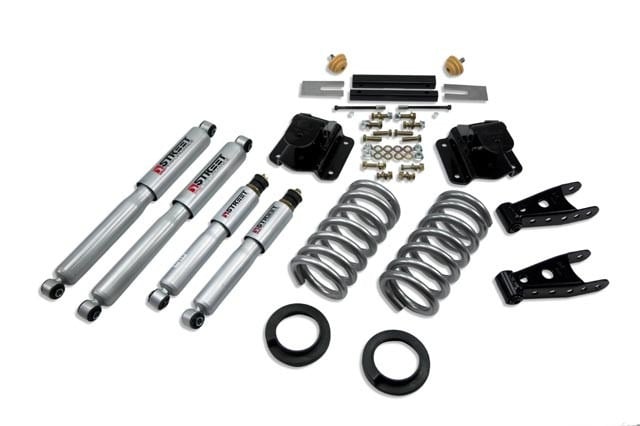 belltech lowering kit with sp shocks 94-99 dodge ram 1500 2wd (ext cab, v8, auto trans only) 819sp