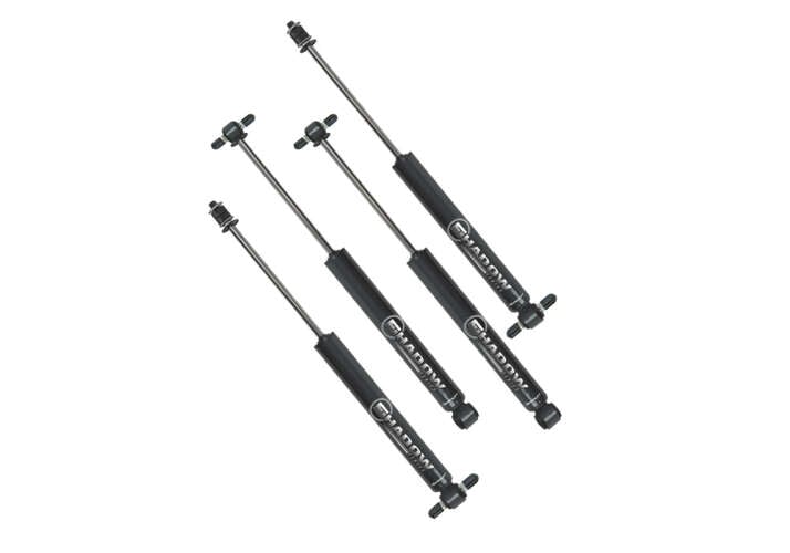 superlift 84-01 jeep cherokee xj 2.5in lift kit shock box 84044