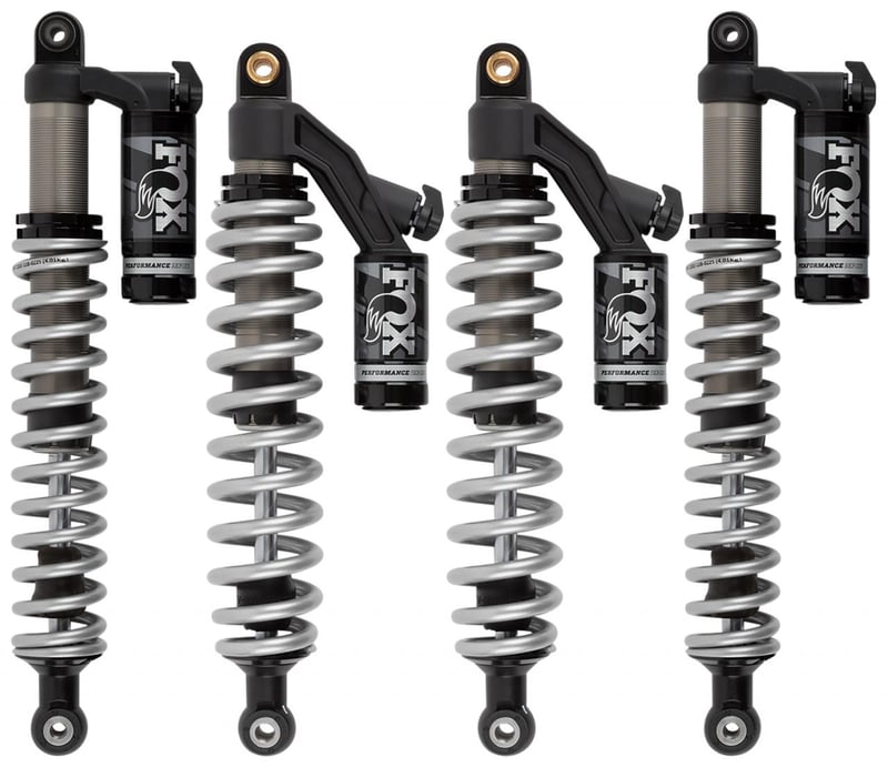 fox 14-21 honda sxs700m2 pioneer 700 1.5 podium qs3 coilover shock - front & rear set 885-06-108