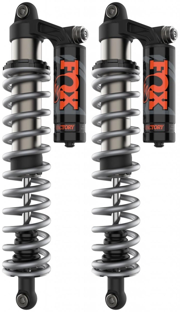 fox 09-14 polaris rzr-s 2.0 in factory series coilover shock dsc - front set 885-08-055