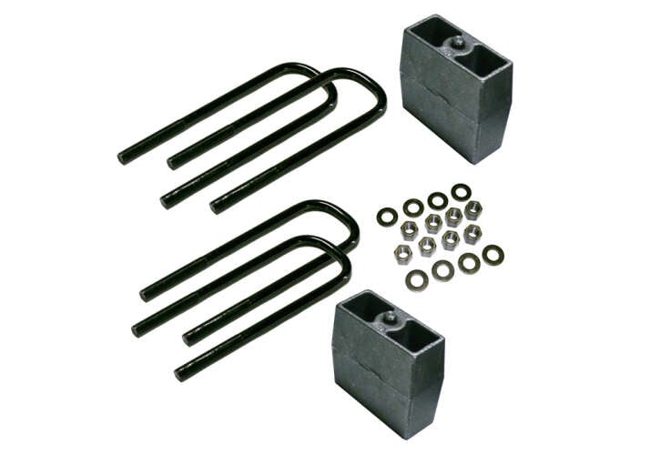 superlift 11-16 ford f-250 superduty w/o factory overloads 5in rear block kit 9082