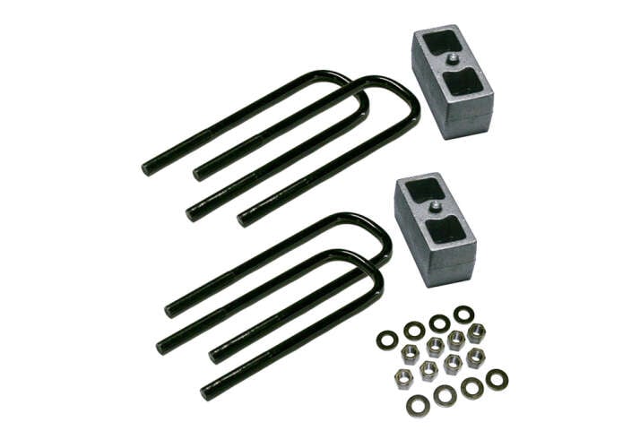 superlift 11-16 ford f-250/f-350 w/ top mounted overloads 3in rear block kit 9087