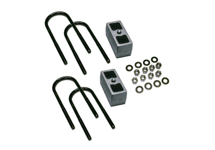 superlift 99-10 ford f-250 superduty 2.5in block kit w/ 3 5/8 axletube w/o top mounted overload leaf 9097