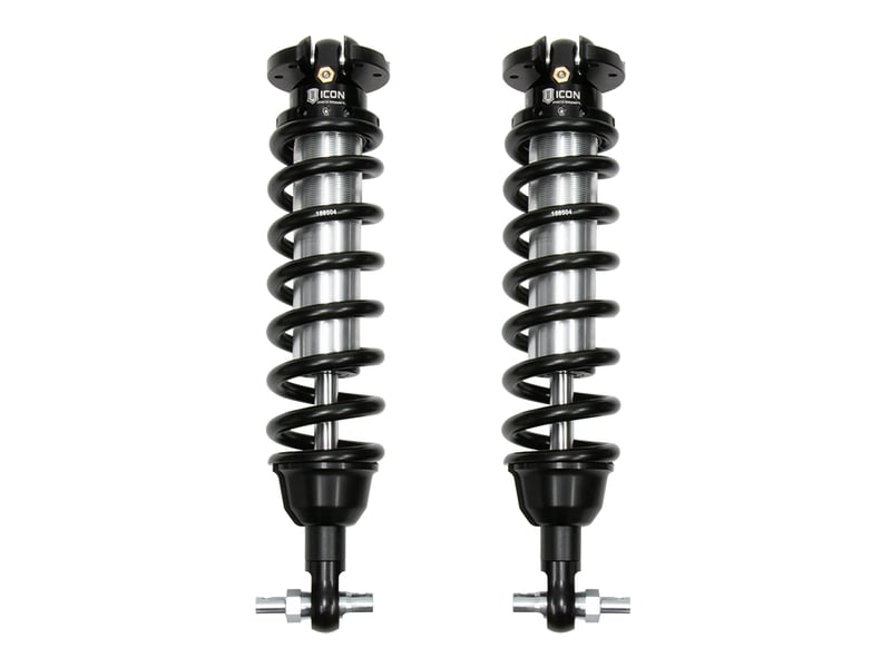 icon 2019-2023 ford ranger, 0-3.5" lift, 2.5 vs coilover kit 91250