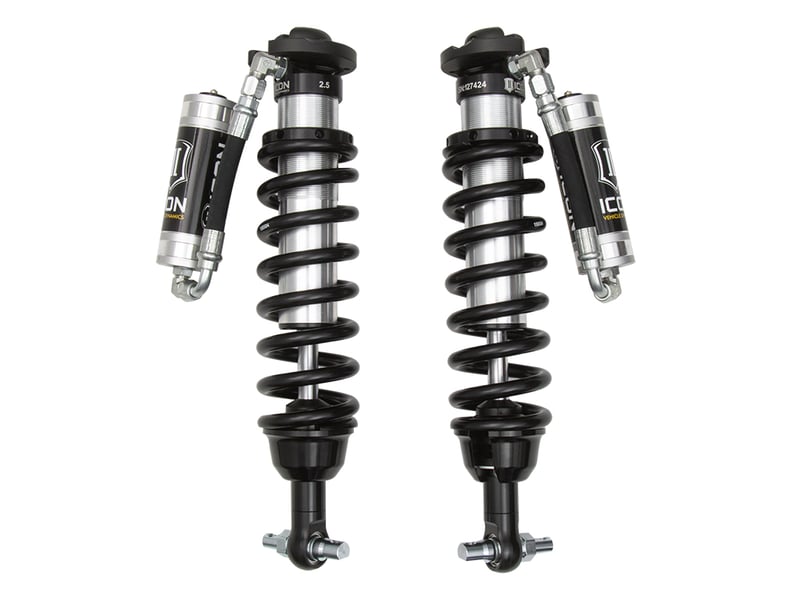 icon 2019-2023 ford ranger, extended travel 2.5 vs remote reservoir coilover kit 91355