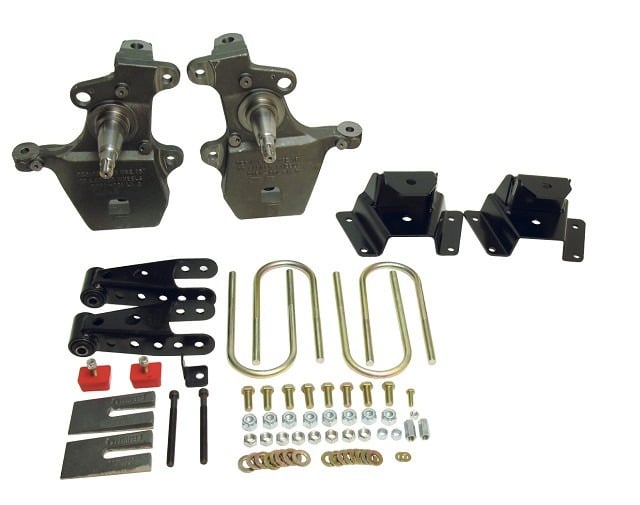 belltech lowering kit w/o shocks 97-03 ford f150 2wd (std/ext/super crew cabs) & 97-03 ford f250 light duty 2wd (std/ext cabs) 915