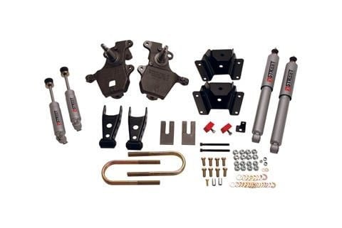 belltech lowering kit with sp shocks 97-03 ford f150 2wd (std/ext/super crew cabs) & 97-03 ford f250 light duty 2wd (std/ext cabs) 915sp