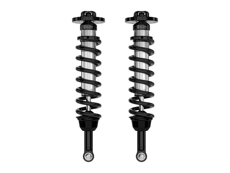 icon 2021-2024 ford f-150 4wd/tremor, 3.5-4.5"/2.5-3" lift, front, v.s. 2.5 series coilovers, internal reservoir, pair 91723