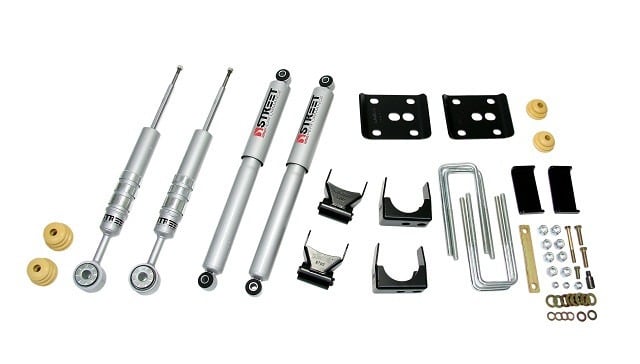 belltech lowering kit with sp shocks 97-03 ford f150 v8 2wd (std/ext/super crew cabs) & 97-03 ford f250 light duty v8 2wd (std/ext cabs) 917sp