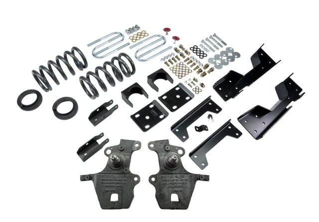 belltech lowering kit w/o shocks 97-03 ford f150 v8 2wd (std/ext cabs) & 97-03 ford f250 light duty v8 2wd (std/ext cabs) 918