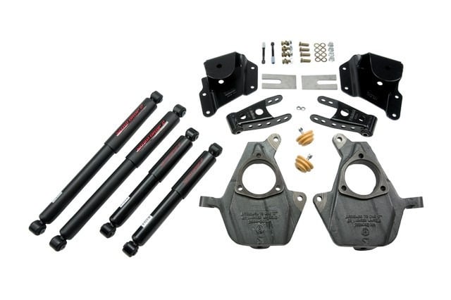 belltech lowering kit with nd2 shocks 05-06 silverado/sierra 1500 2wd (std cab, with factory front torsion bar) & 07 classic 946nd