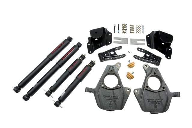 belltech lowering kit with nd2 shocks 05-06 silverado / sierra 1500 2wd (ext cab / short bed) & 2007 classic silverado / sierra 1500 2wd (ext cab / short bed) 948nd