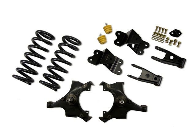 belltech lowering kit w/o shocks 88-91 c1500 silverado / sierra (std cab / short bed) 969