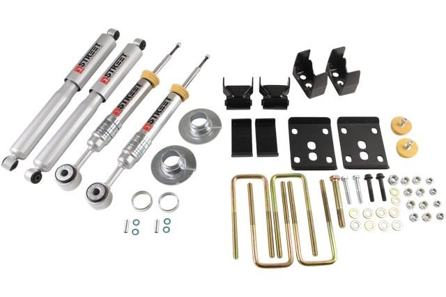 belltech 09-13 ford f150 ext&quad cab short bed 2wd lowering kit w/ sp shocks 5.5in r drop 972sp