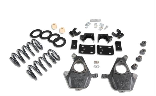 belltech lowering kit 14-18 chevy silverado (std cab) 2wd 1-2in front/ 2-3in rear w/ street shocks 985sp