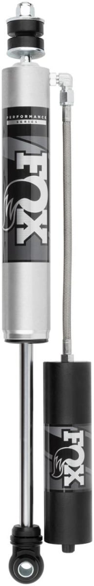 fox 07-21 toyota tundra 2.0 performance series 9.6in. smooth body remote res. rear shock / 0-1in. lift 985-24-115