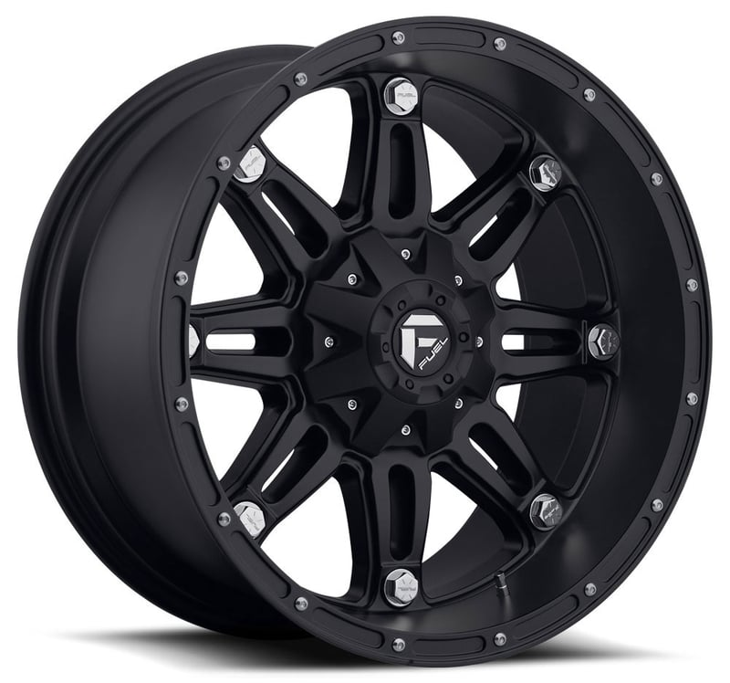 18x9 fuel off-road hostage matte black d531 6x135 6x5.5/139.7 -12mm