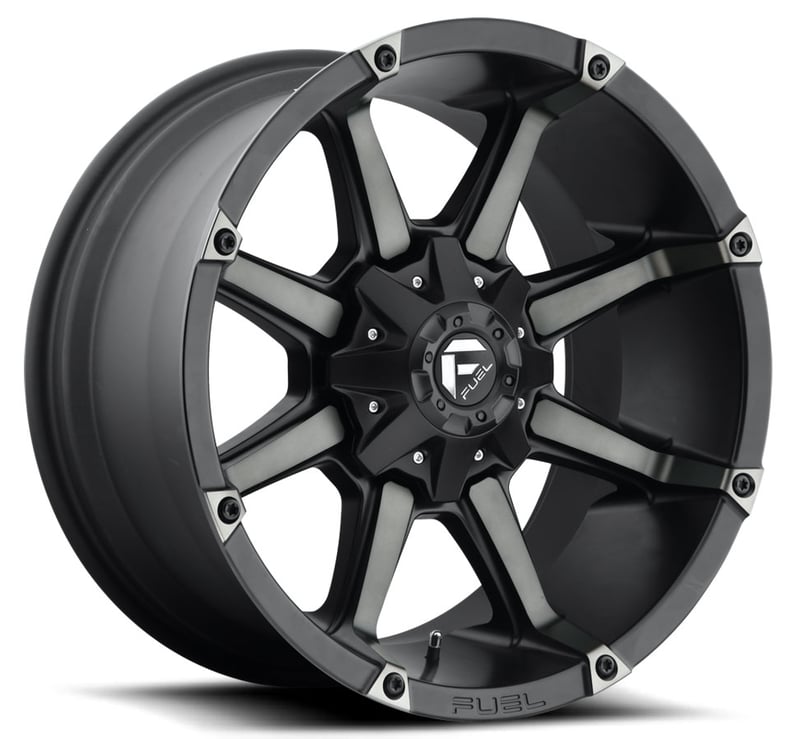 Fuel Off-Road D556 Coupler Black Machined w/ Dark Tint