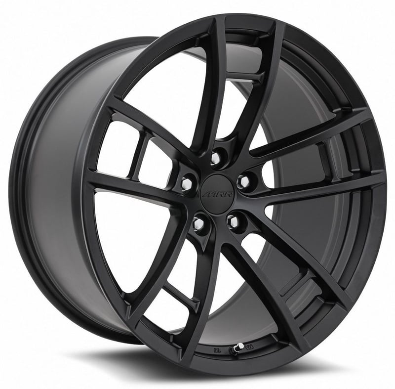 20x11 mrr m392 charger/challenger daytona ta392 replica wheels satin black (flow formed) 5x115 24mm