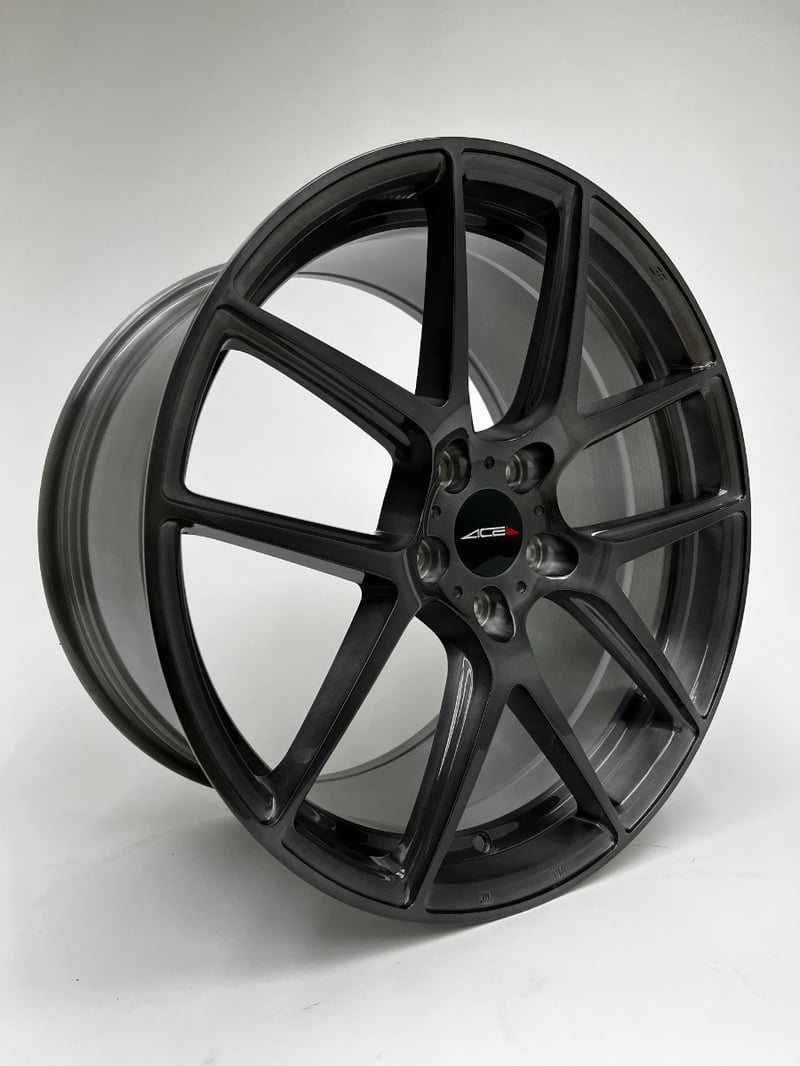 (huge savings) 20x11 ace alloy aff02 space gray brushed tint 5x4.75/120.65 75mm