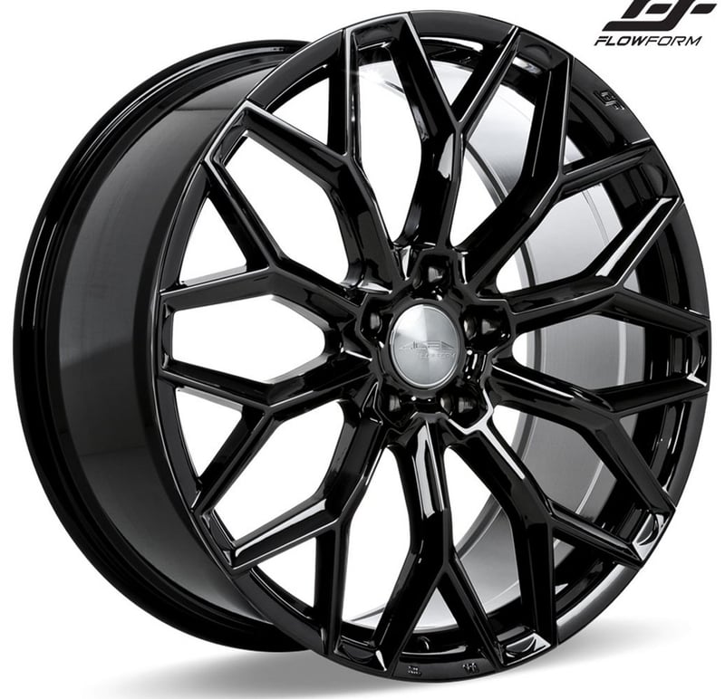 (huge savings) 22x10 ace alloy aff03 gloss piano black (flow formed) (custom)