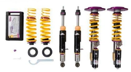 kw porsche 911 gt3rs 991.2 with oe noselift clubsport coilover kit 3-way 39771285