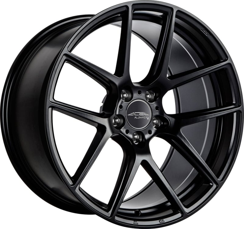 (huge savings) 20x10.5 ace alloy aff02 all matte black (flow formed) (deep lip) (custom)