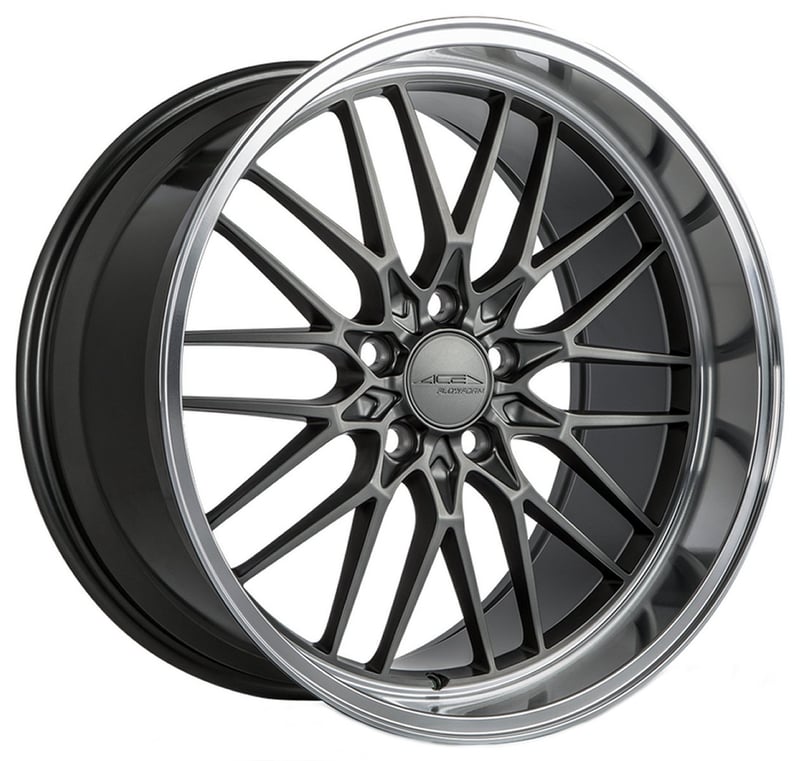 (huge savings) 20x11 ace alloy aff04 titanium w/ machined lip (lip 3.0) (flow formed) (custom)